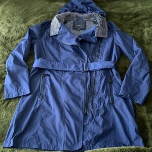 Navy Adjustable Rain Jacket